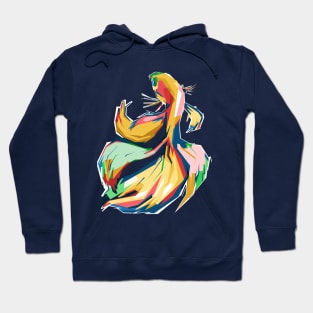 Betta Fish Popart Hoodie